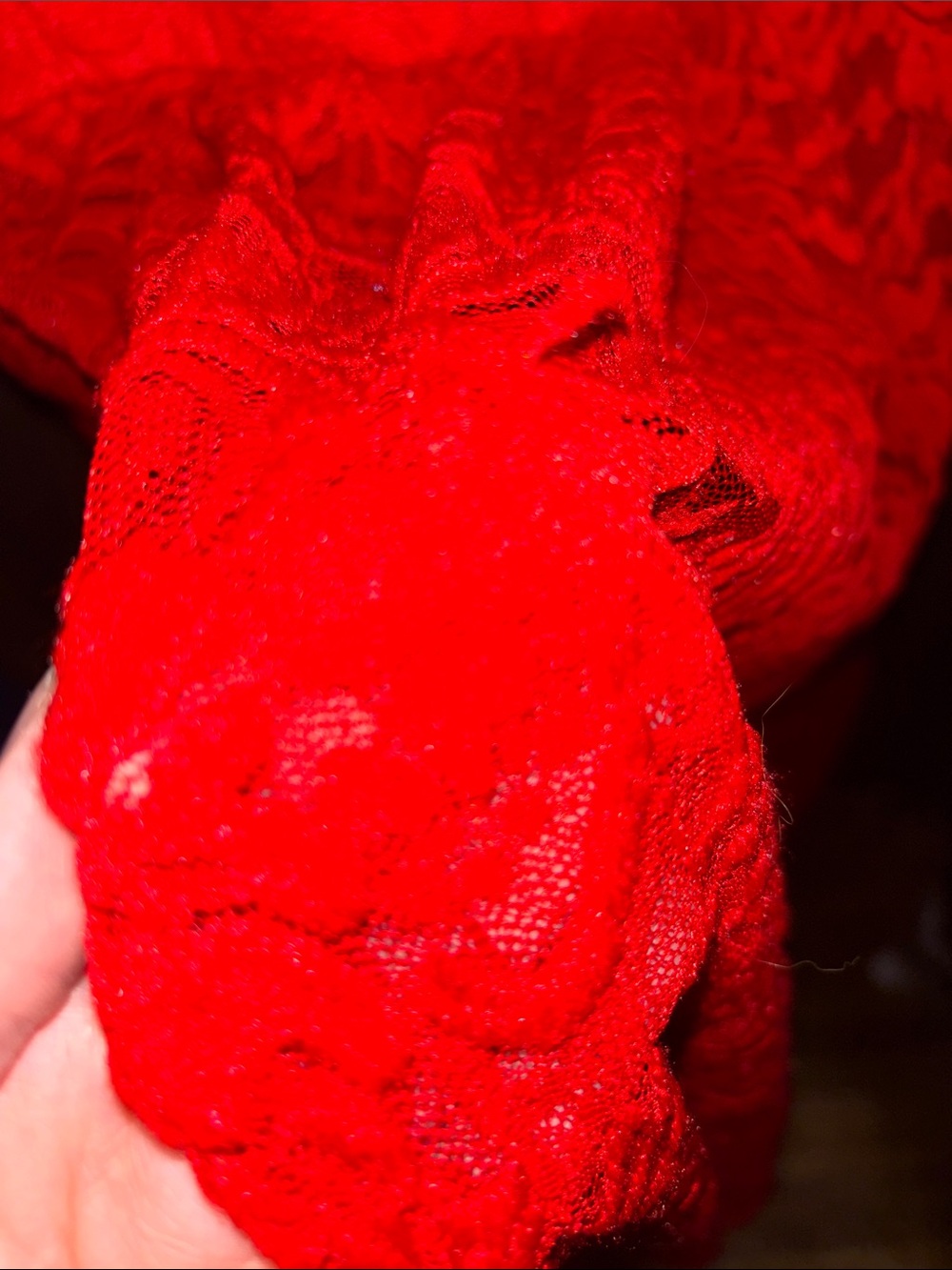 torrid Red Lace Midi Dress with Short Sleeves - Picture 11 of 13
